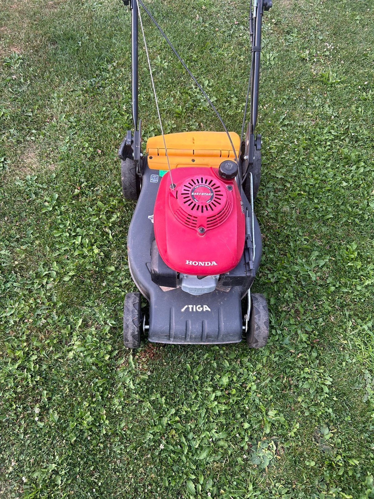 Stiga grasmaaier met Briggs & Stratton 5 PK motor, Ophalen