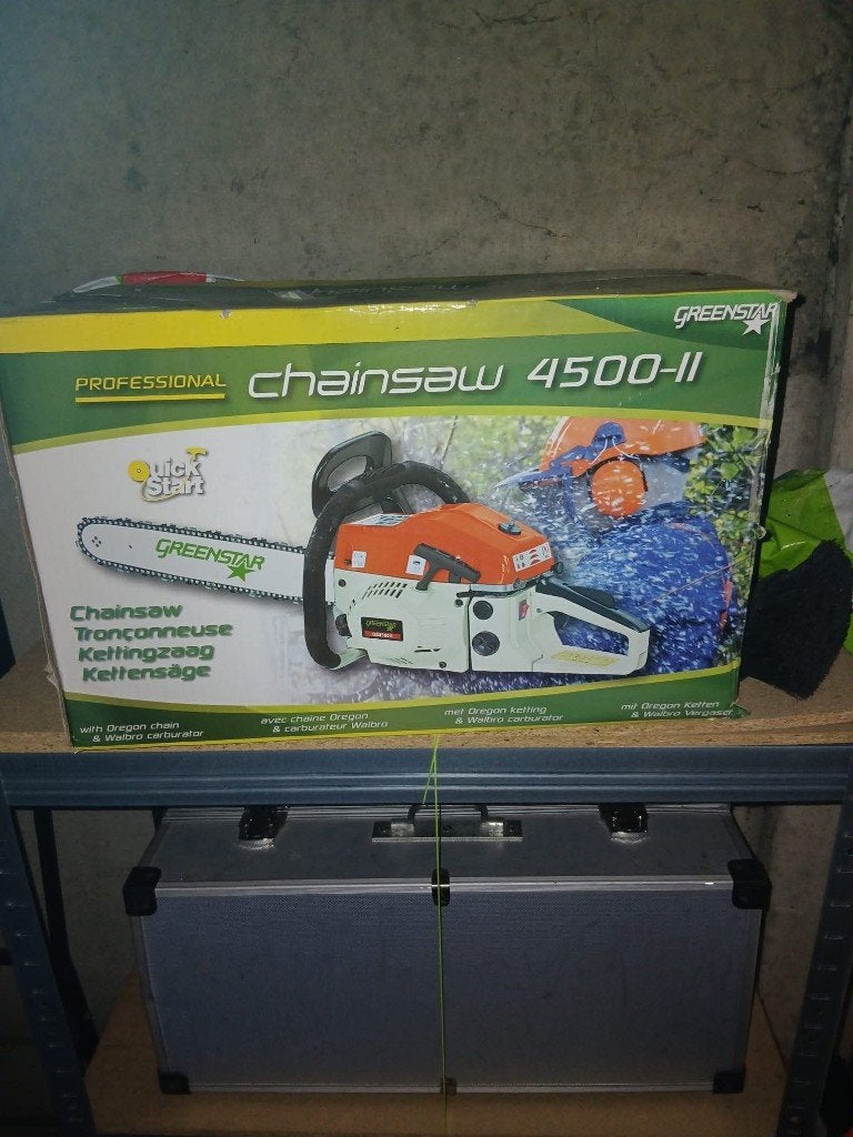 Tronçonneuse greenstar, Doe-het-zelf en Bouw, Ophalen, Zo goed als nieuw, Kettingzaag