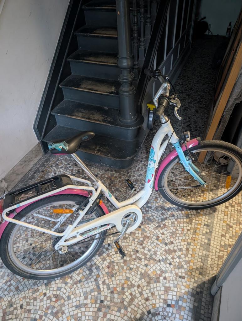 Vélo enfant, Enlèvement
