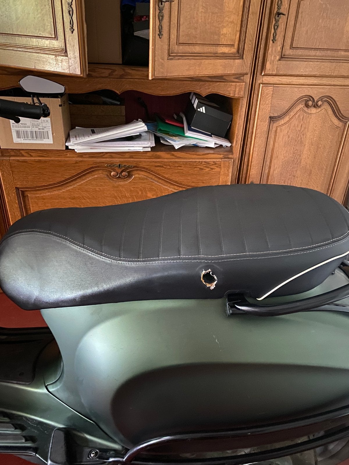 Vespa sprint zadel, Fietsen en Brommers, Scooters | Vespa, Ophalen, Zo goed als nieuw