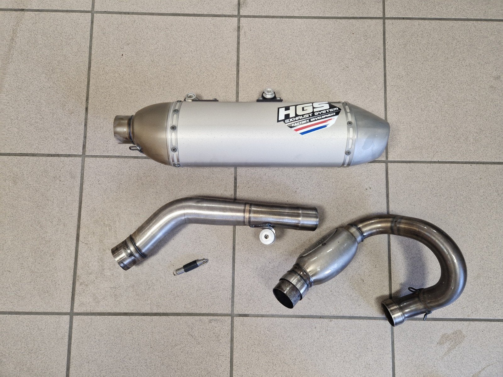 Ktm Hgs uitlaatsysteem 250-350 sx-f 2019-2022, Motos, Enlèvement ou Envoi, Utilisé