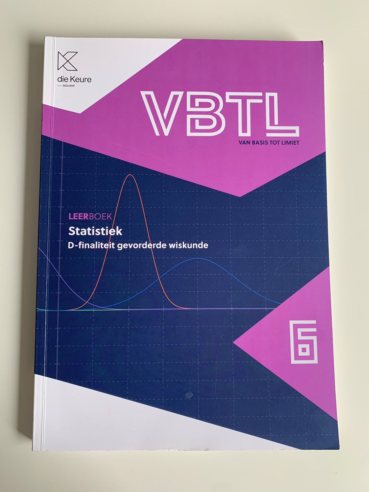 VBTL 5/6 - leerboek Statistiek D-gevorderde wiskunde, Ophalen of Verzenden, Nederlands