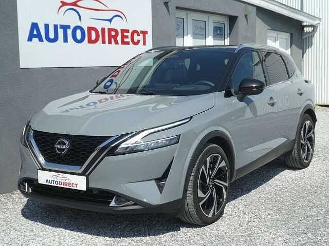 Nissan Qashqai 1.3 DIG-T MHEV Tekna Plus Cuir, Pano, Led,, Autos, Nissan, Euro 6, Entreprise, Boîte manuelle, Noir