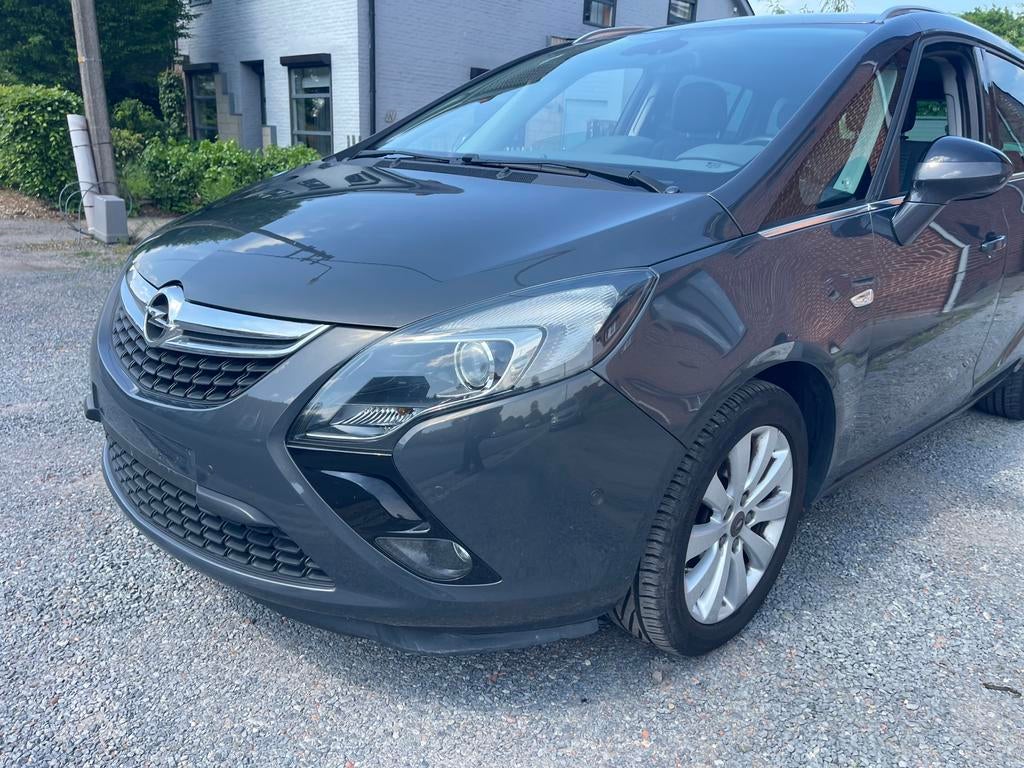 Opel Zafira Tourer 1.4 Turbo ecoFLEX,7PLaats,Airco,Gps,Leder, Auto's, Monovolume, Euro 6, 4 cilinders, 7 zetels