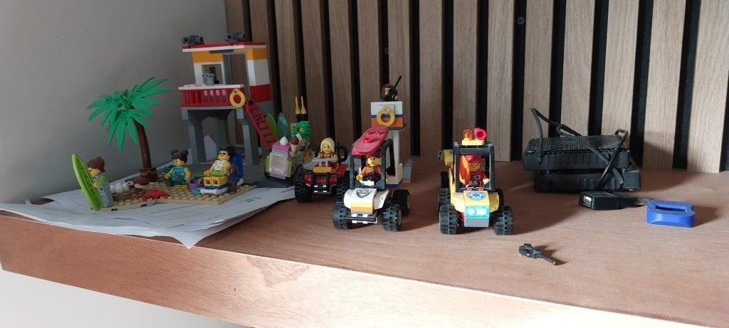 lego lifeguard, Kinderen en Baby's, Speelgoed | Duplo en Lego, Zo goed als nieuw, Lego, Overige typen, Inclusief accessoires, Inclusief minifiguren
