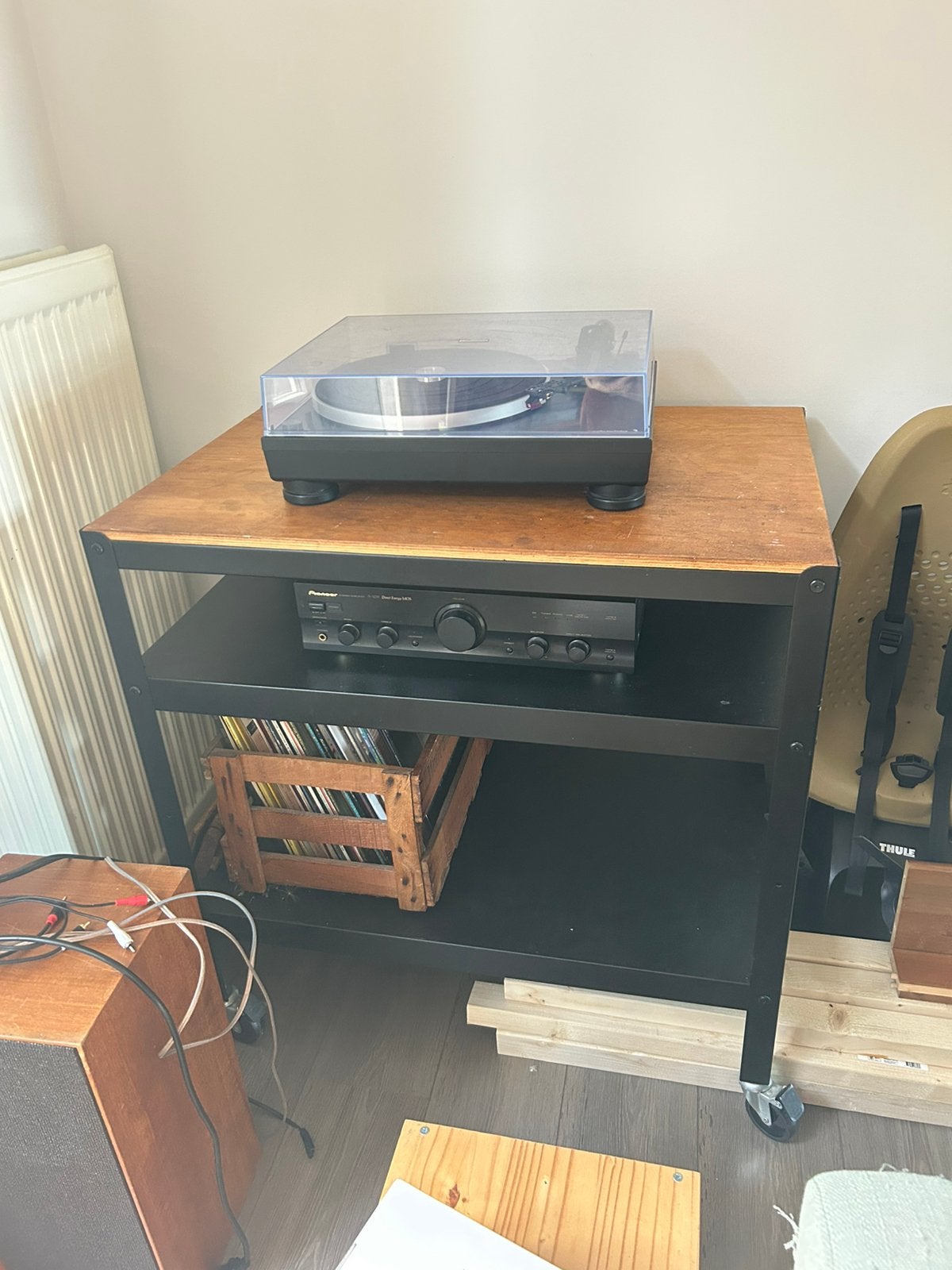 Meuble ikea metal et bois, Enlèvement, Utilisé