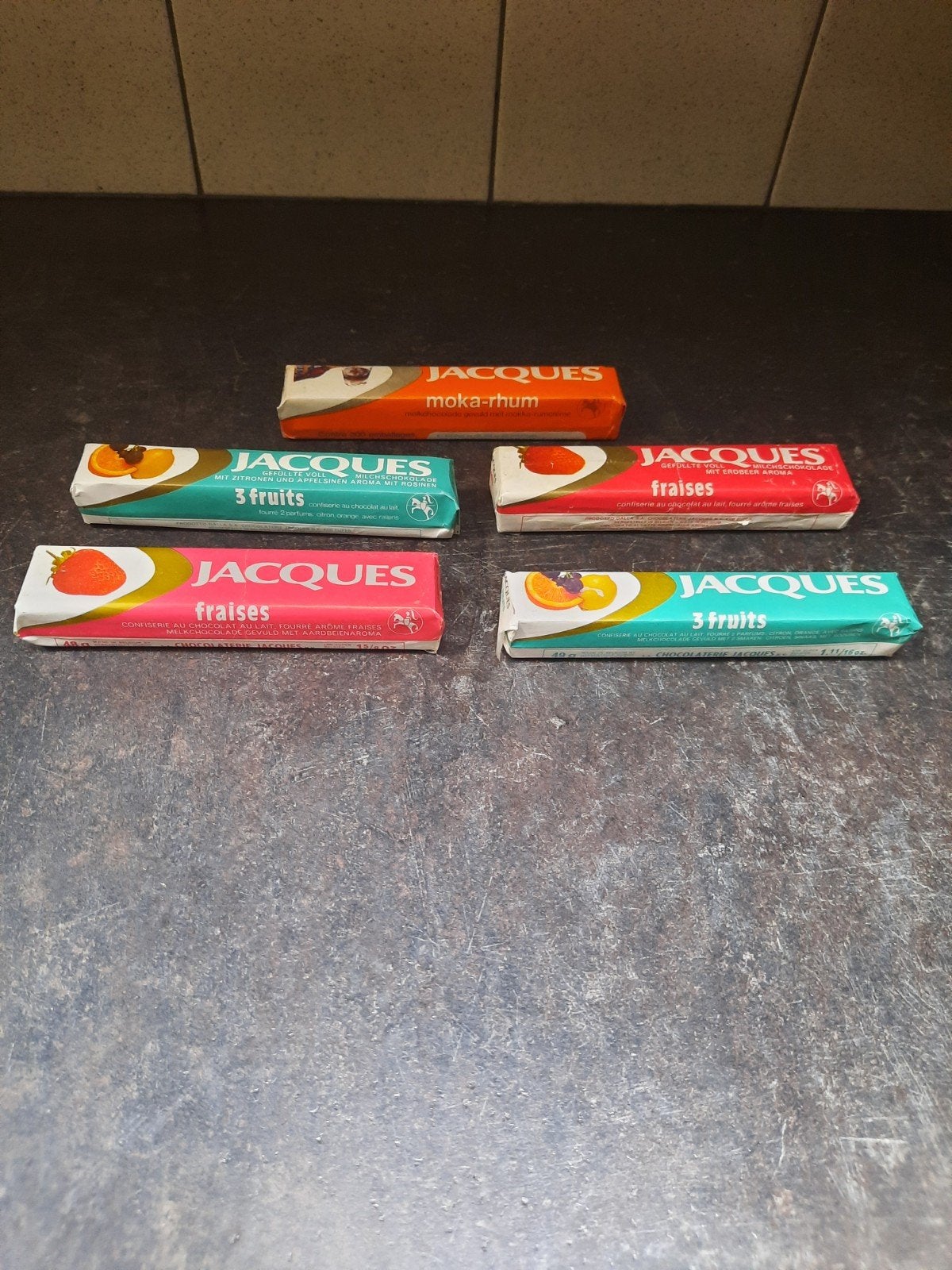 5 sucettes en chocolat Jacques, Enlèvement