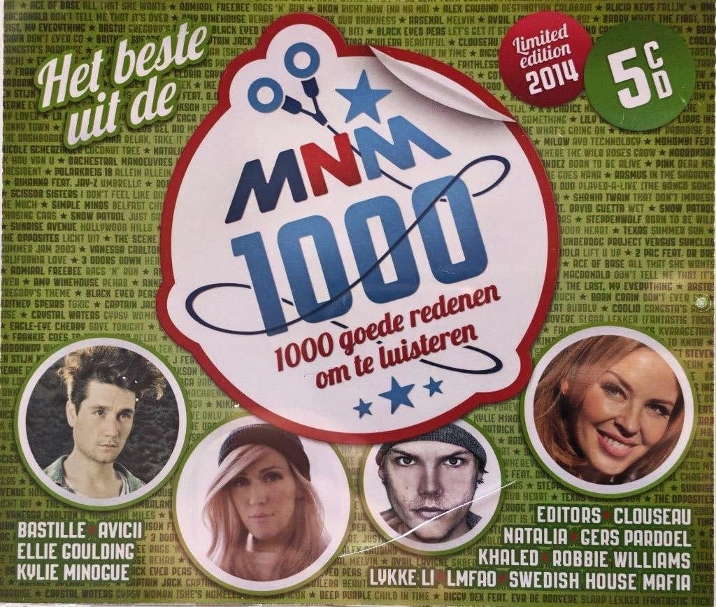 MNM 1000 - limited edition 2014 (5 CD box), Cd's en Dvd's, Ophalen of Verzenden, Zo goed als nieuw, Pop