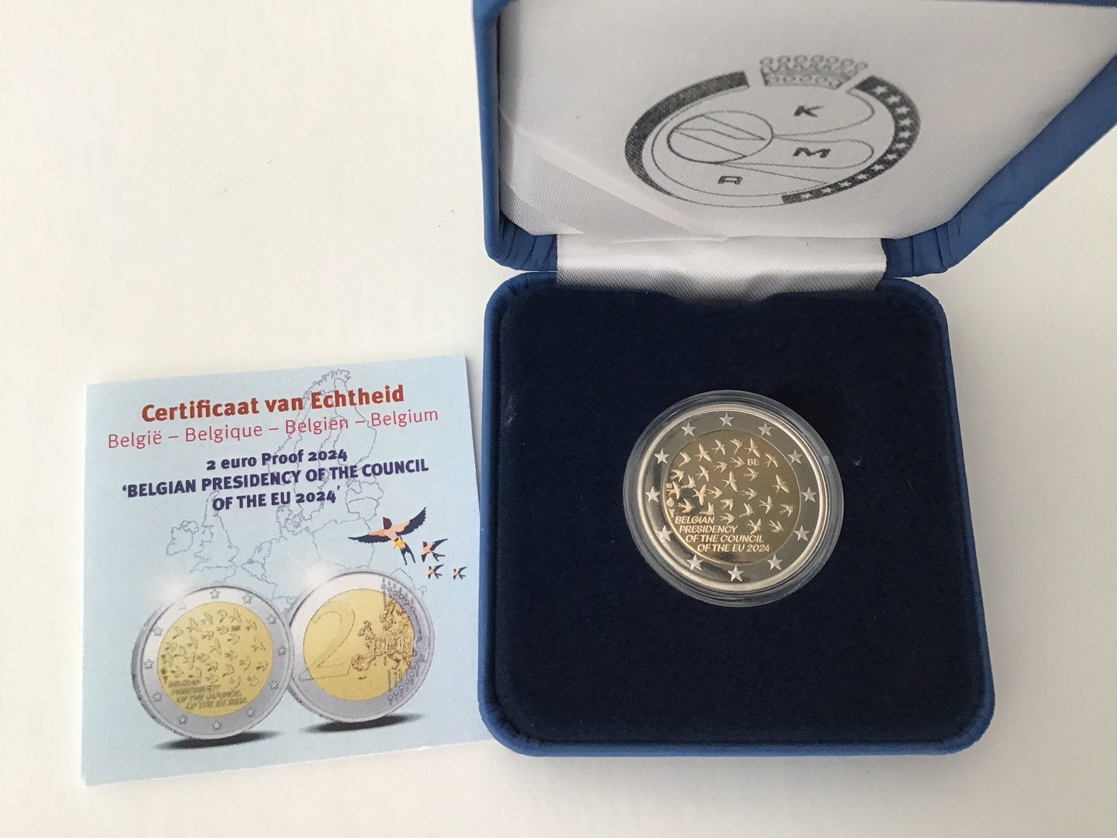 België 2 euro “Belgian Presidency” 2024 Proof, Ophalen of Verzenden, België, 2 euro