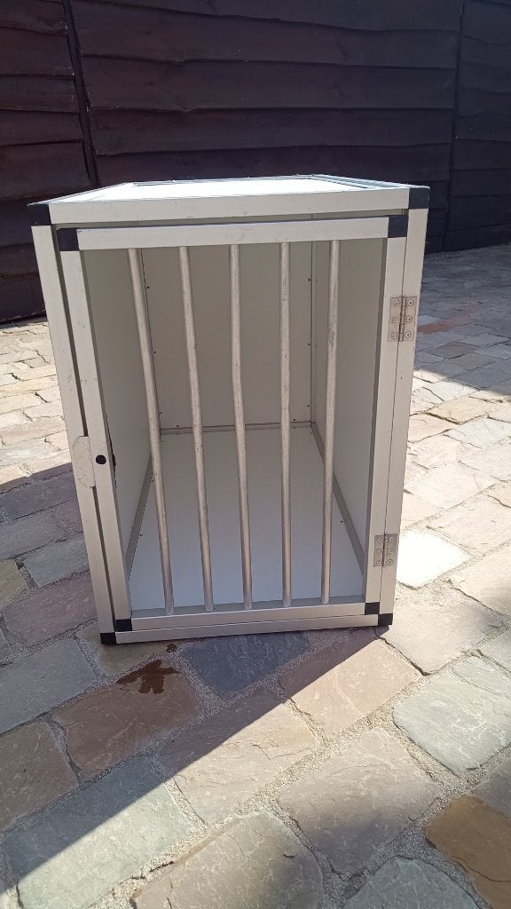 Stevige aluminium hondenbench, Dieren en Toebehoren, Ophalen, Gebruikt