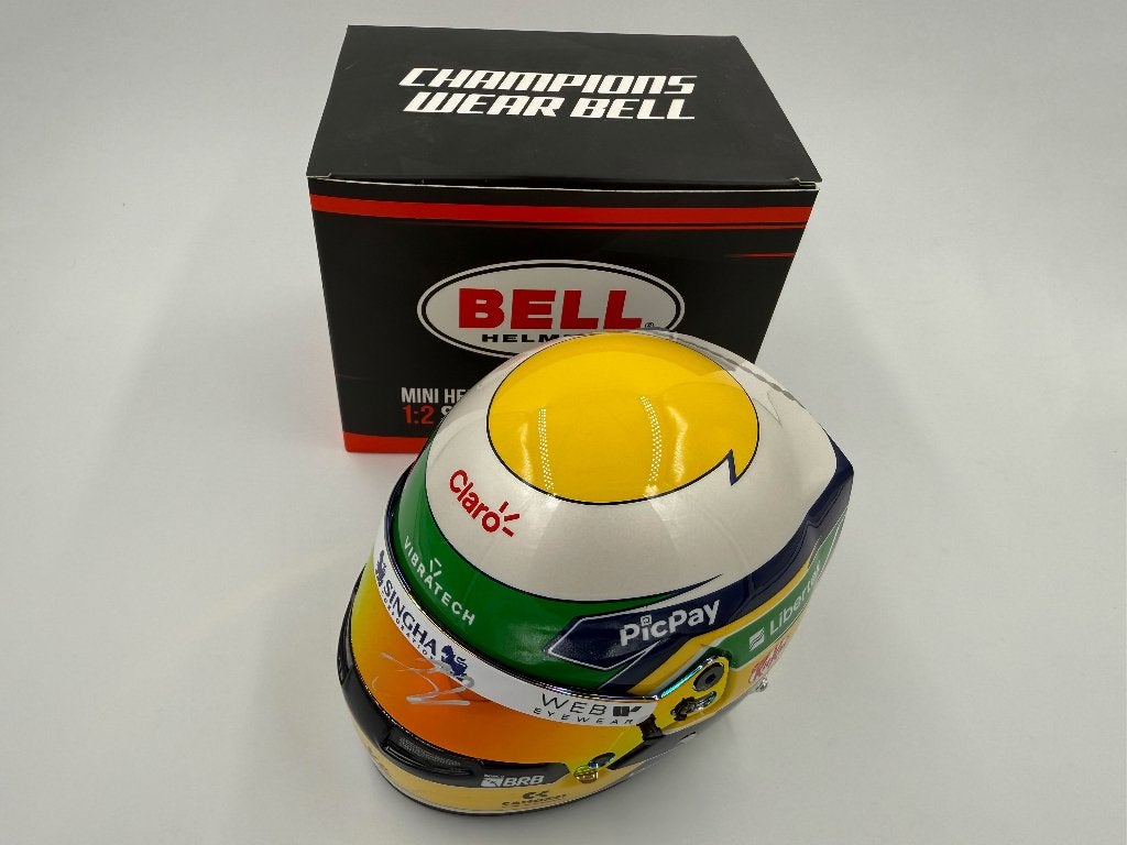 1/2 casque helmet F1 Bortoleto 2025 (Kick Sauber) signé, Ophalen of Verzenden
