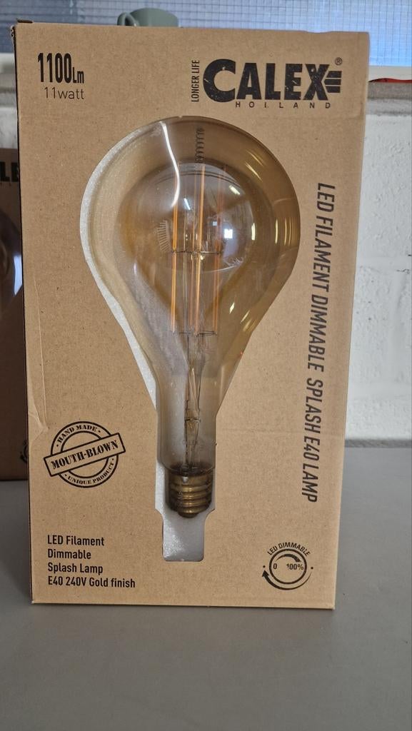 Ampoule Décorative Calex Led Dimmable Splash E40, Enlèvement ou Envoi, Ampoule
