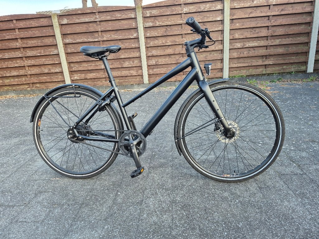 Bijna nieuwe Ridley URBX urban ebike met 250km, Zo goed als nieuw, 47 tot 51 cm, 50 km per accu of meer, Ophalen