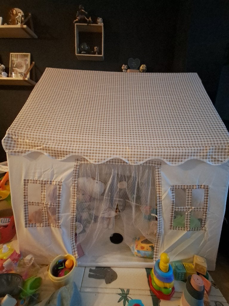 maisonnette en tissus, Enfants & Bébés, Enlèvement, Comme neuf, Synthétique