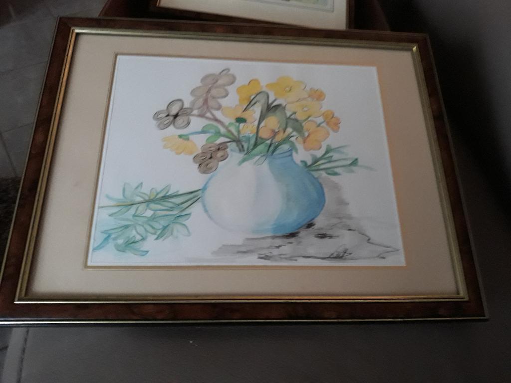 tekening in kader 30x40, Ophalen of Verzenden, Tekening