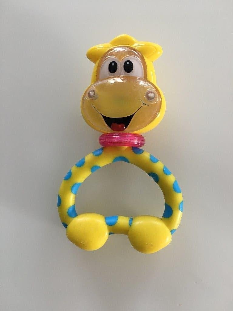 Chicco Rammelaar/bijtring Giraf met draaibeweging, Enfants & Bébés, Jouets | Jouets de bébé, Comme neuf, Hochet, Sonore, Enlèvement ou Envoi