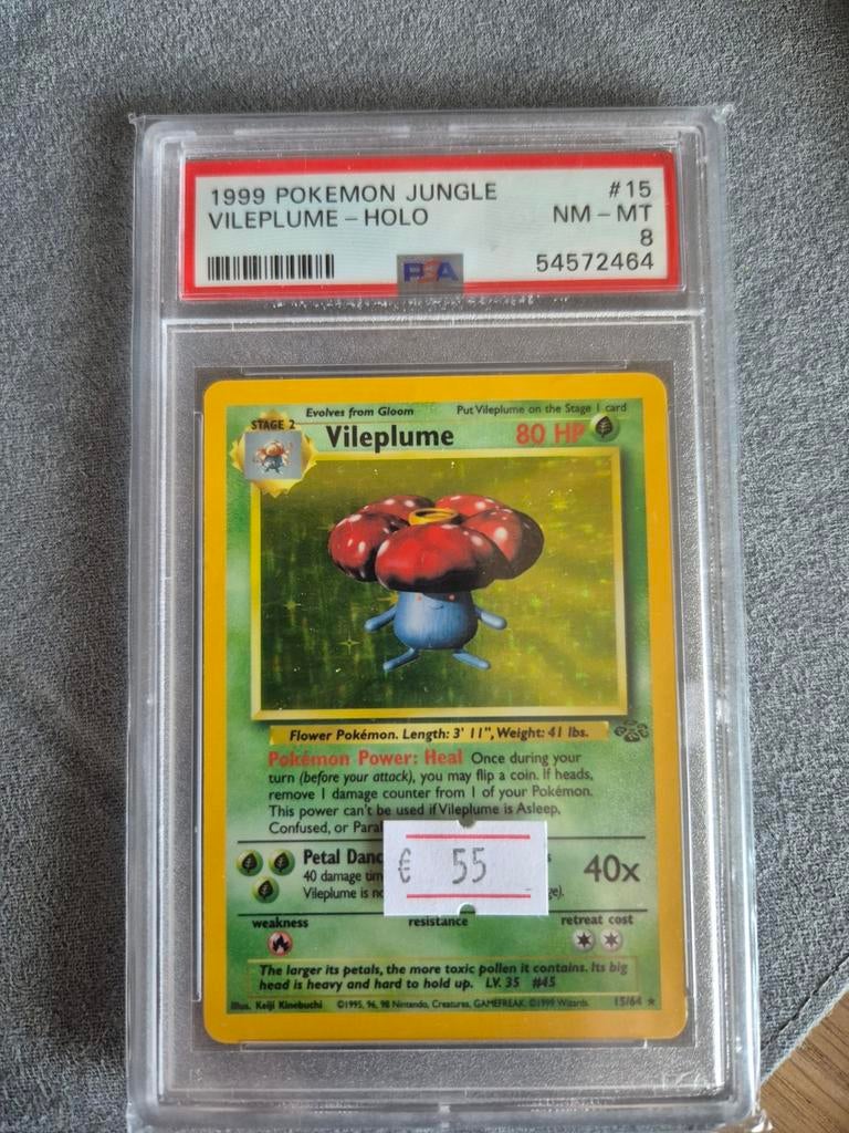 Pokémon tcg vileplume jungle, Hobby en Vrije tijd, Verzamelkaartspellen | Pokémon, Ophalen of Verzenden