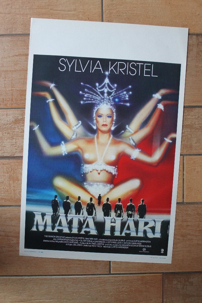 filmaffiche Mata Hari 1985 Sylvia Kristel filmposter, Collections, Enlèvement ou Envoi, Rectangulaire vertical, A1 jusqu'à A3
