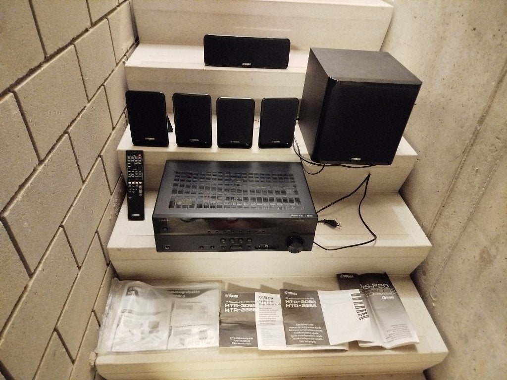 yamaha htr 2866 home surround system, Audio, Tv en Foto, Home Cinema-sets, Ophalen, Zo goed als nieuw, 5.1-systeem, Overige merken