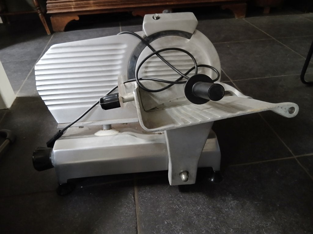 professioneel vleessnijmachine, Ophalen, Gebruikt, Zilver, Metaal