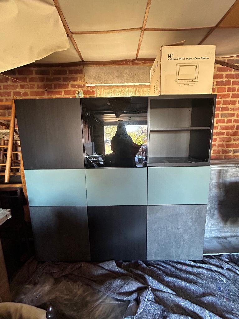 Kast Besta Ikea, 25 à 50 cm, Avec tablette(s), 150 à 200 cm, Comme neuf