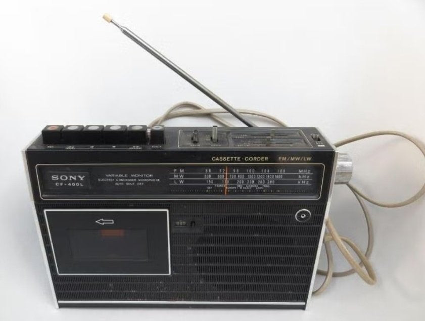 retro radio Sony CF-400L, Ophalen of Verzenden, Audio en Video