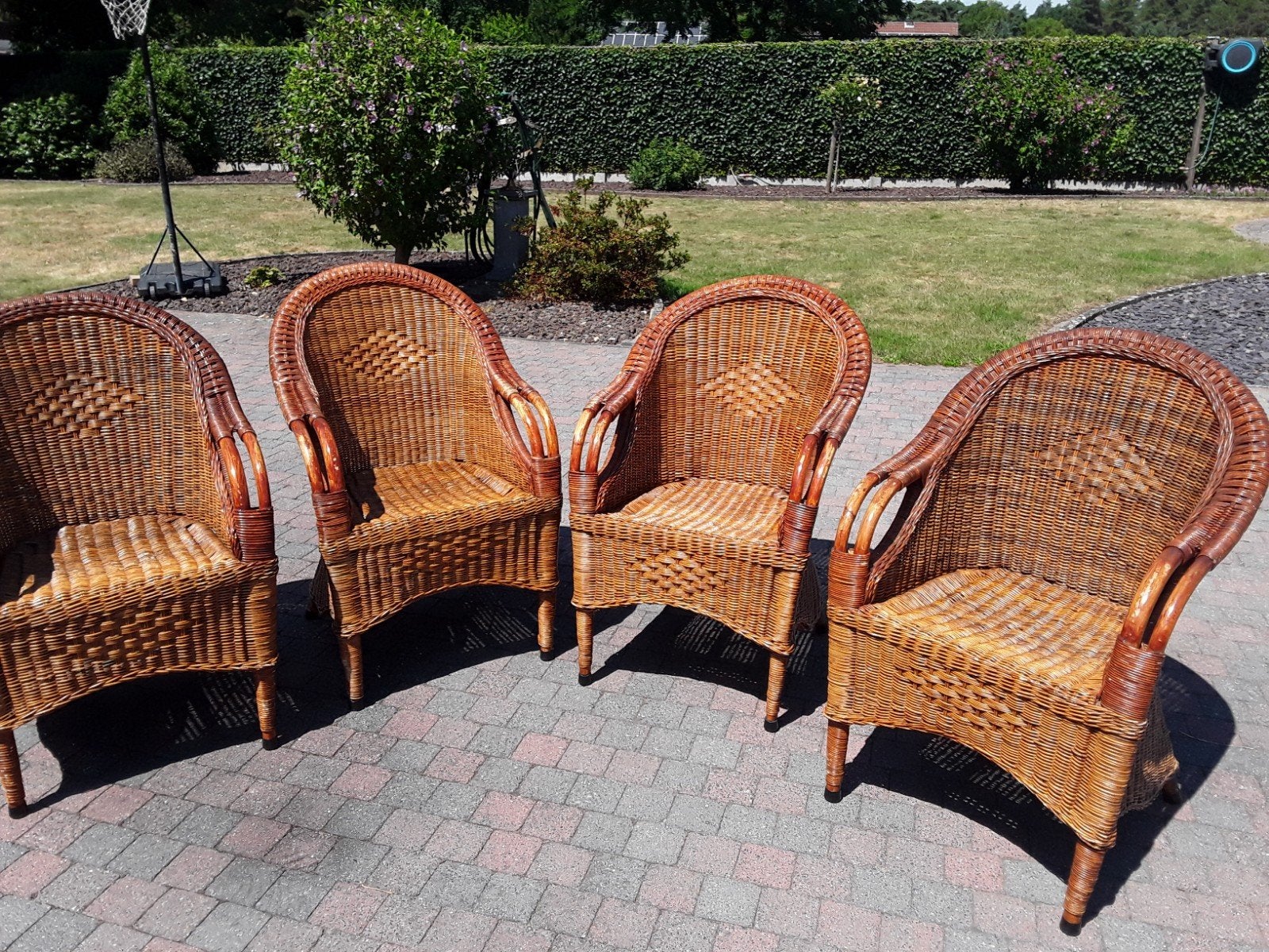 Rotanstoelen. Zeer mooi, Tuin en Terras, Ophalen
