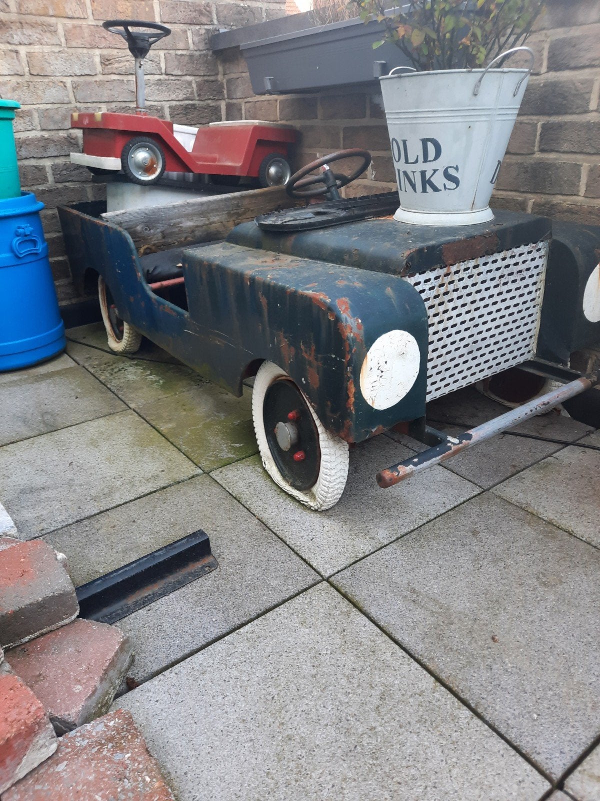 trapauto ( land rover serie 1 ), Ophalen