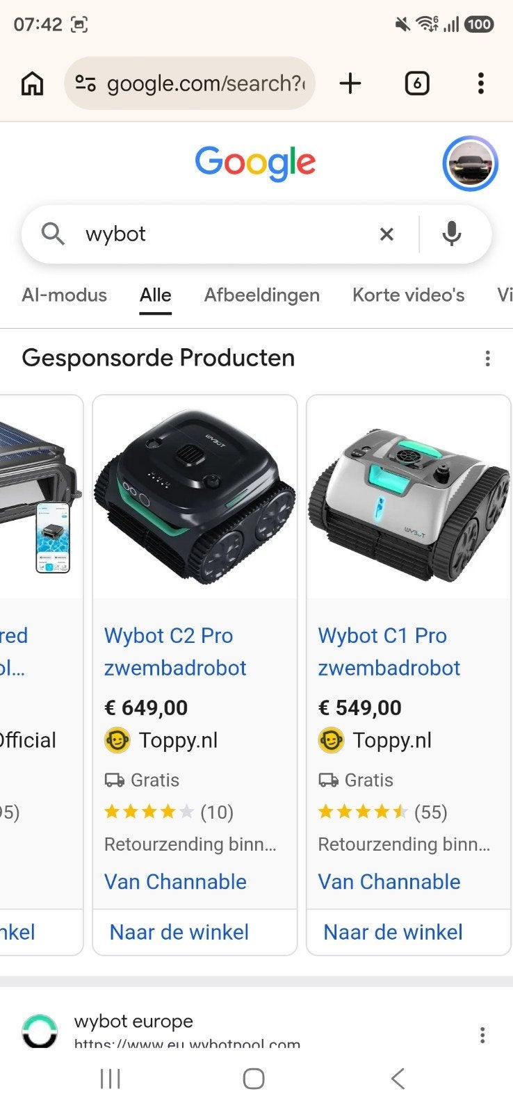 verschillende robot stofzuigers, Ophalen of Verzenden, Nieuw, Overige typen