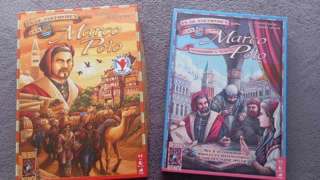 boardgame/bordspel "MARCO POLO" + uitbreiding (1e ed, 5 sp), Hobby en Vrije tijd, Vijf spelers of meer, Ophalen, Nieuw, 999 games