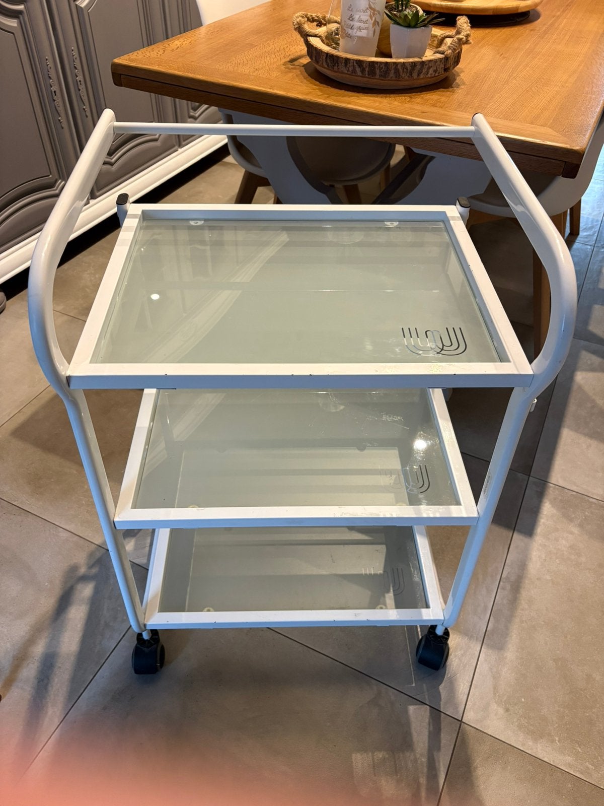 Keukenwagen op wielen (53/41/79 cm), Ophalen, Zo goed als nieuw