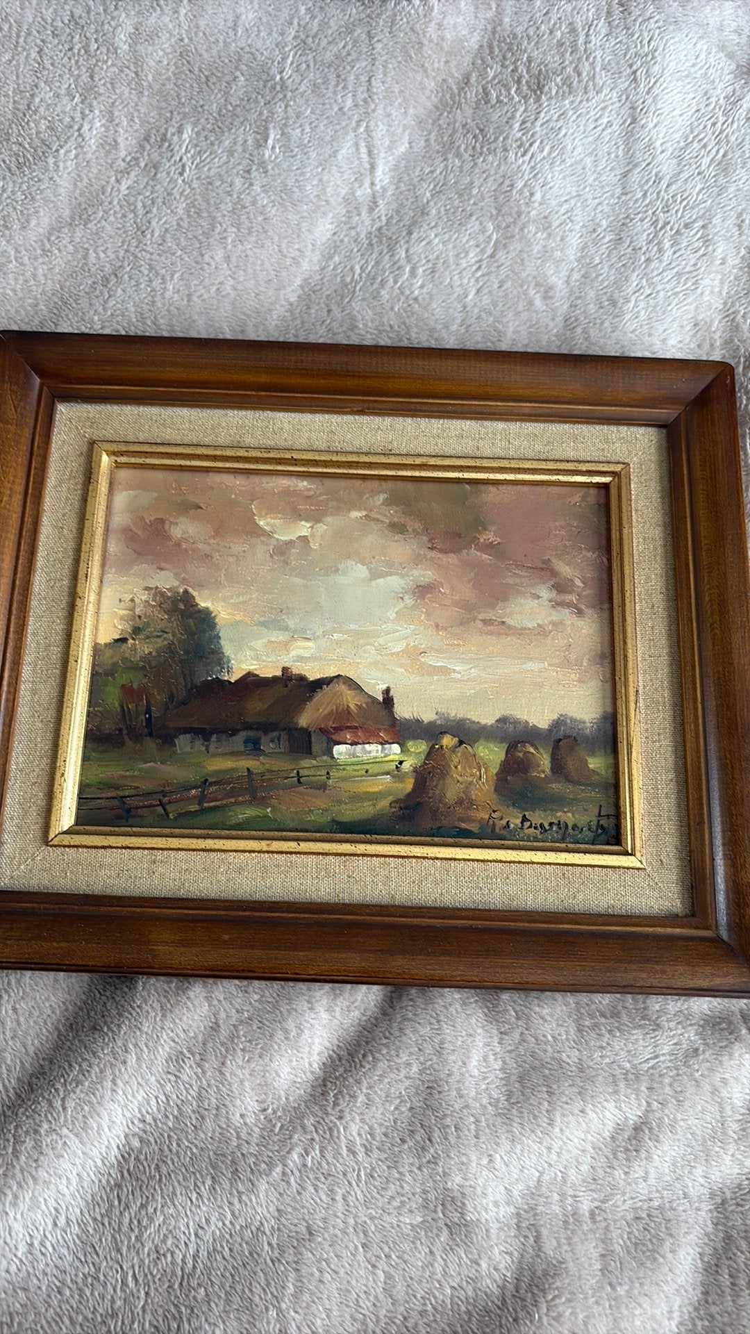 Landschapsschilderij, Ophalen
