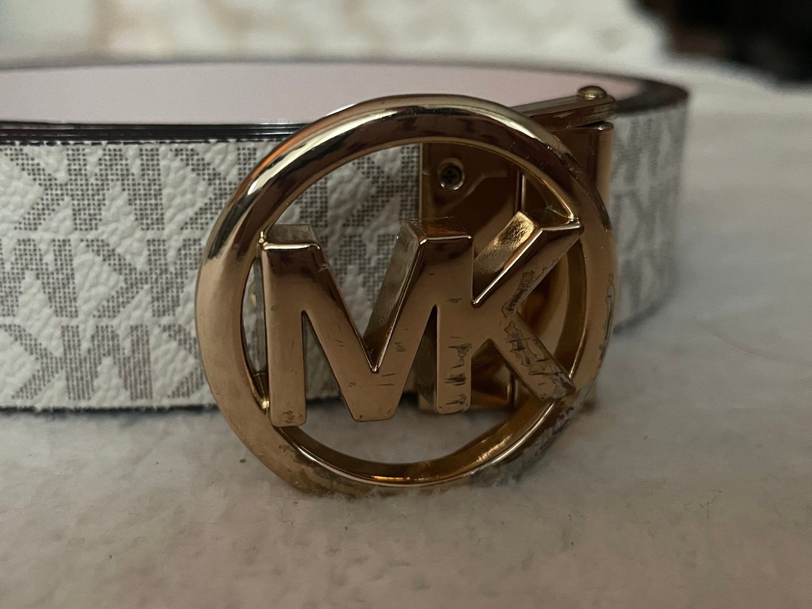 Classy MK Mikael Kors belt riem ceinture, Handtassen en Accessoires, Ringen, Ophalen of Verzenden, Zo goed als nieuw