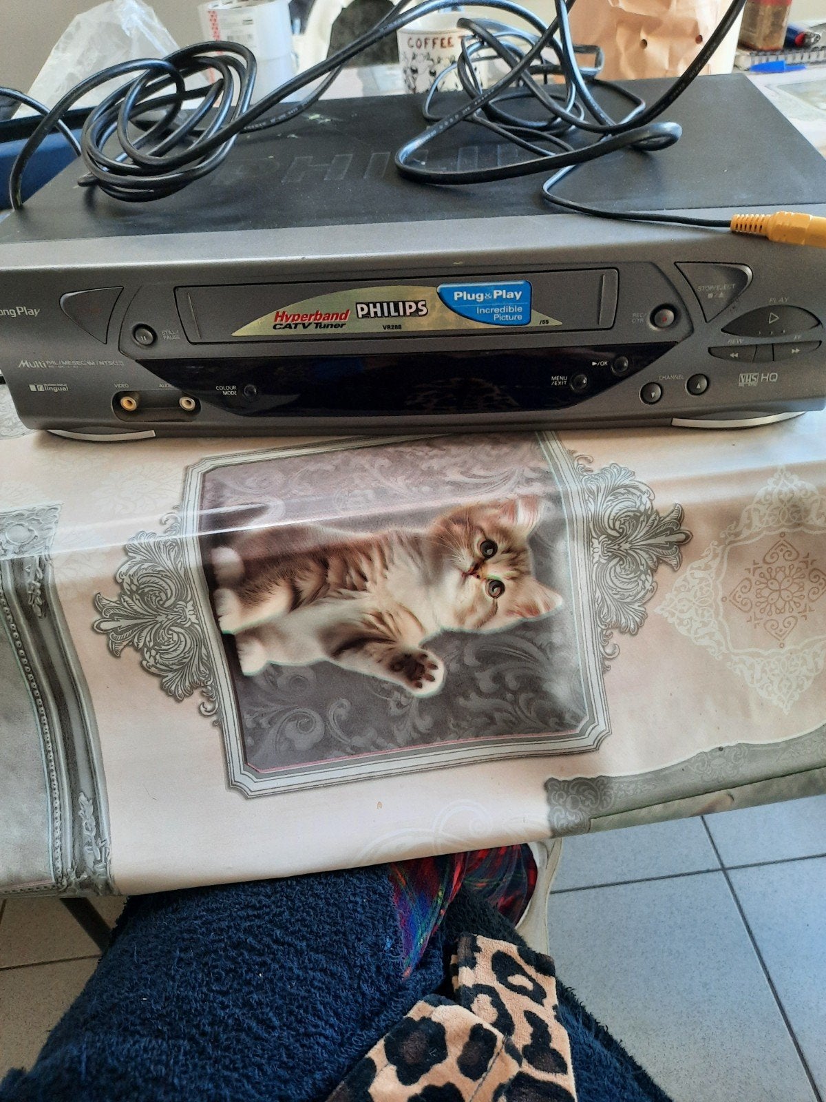 video recorder, Enlèvement