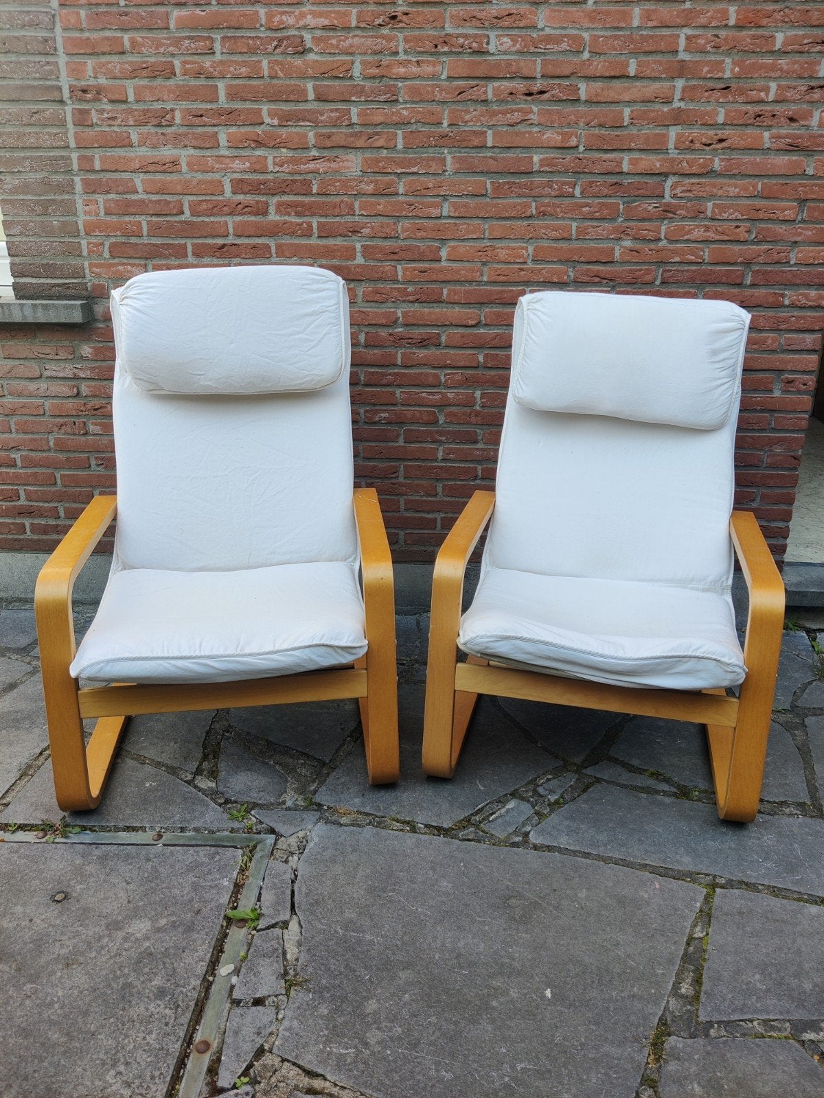 2 x ikea POÄNG stoelen, Ophalen