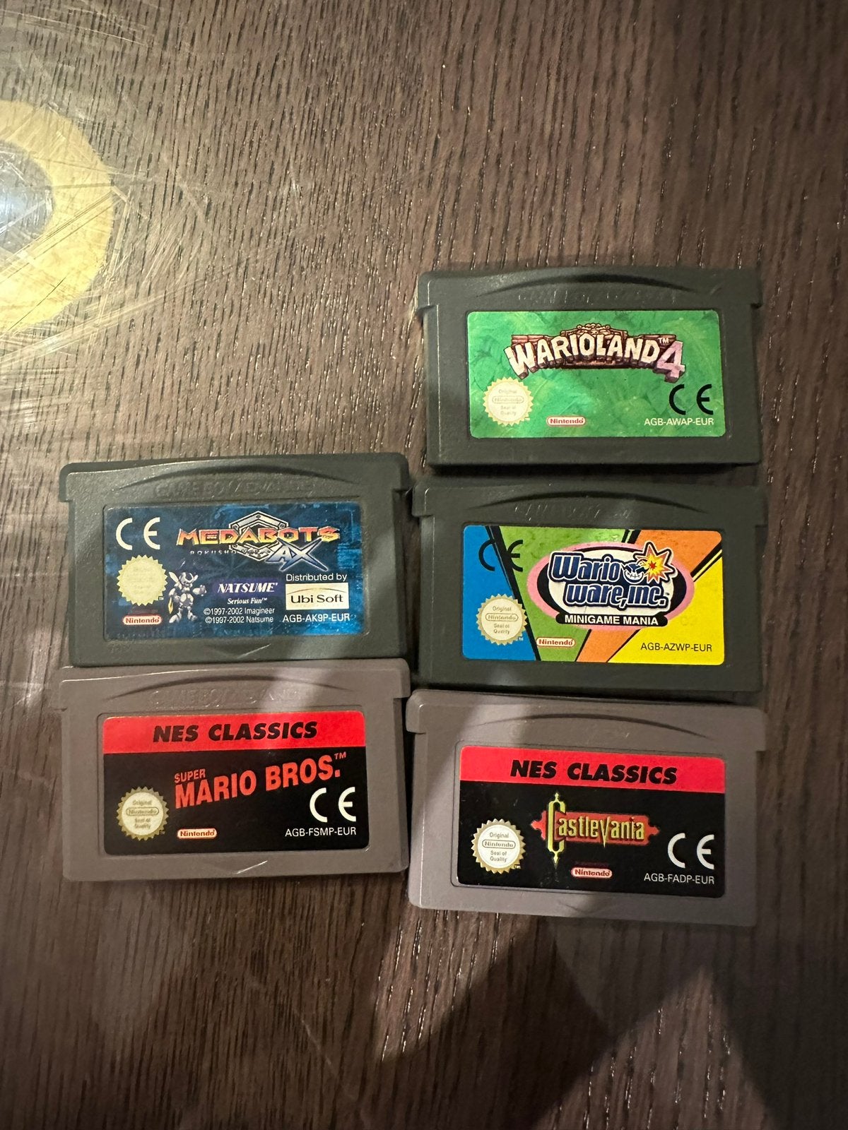 Partij van 5 Originele Game Boy Advance (GBA) Games, Ophalen, Zo goed als nieuw