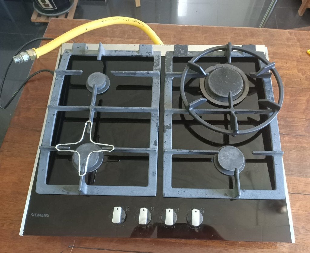 Siemens inbouw gaskookplaat gastoestel kookstel kookplaat, Ophalen, Gebruikt