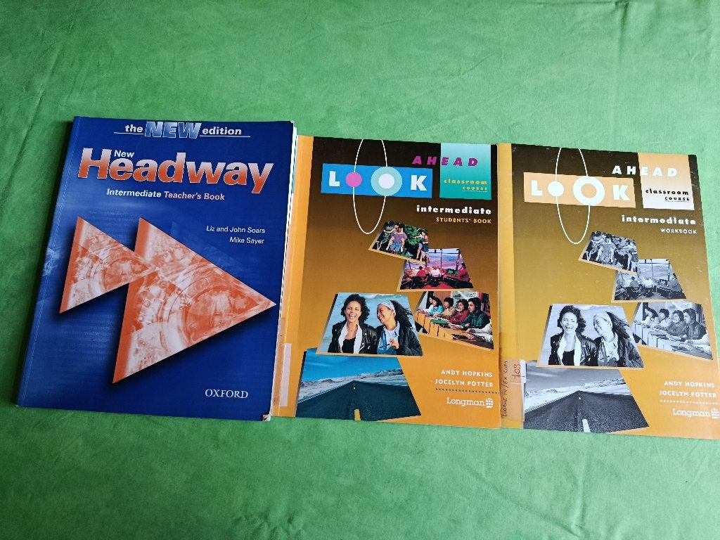 Lot de 3 manuels d'anglais inclus: livre pour le professeur, Enlèvement ou Envoi