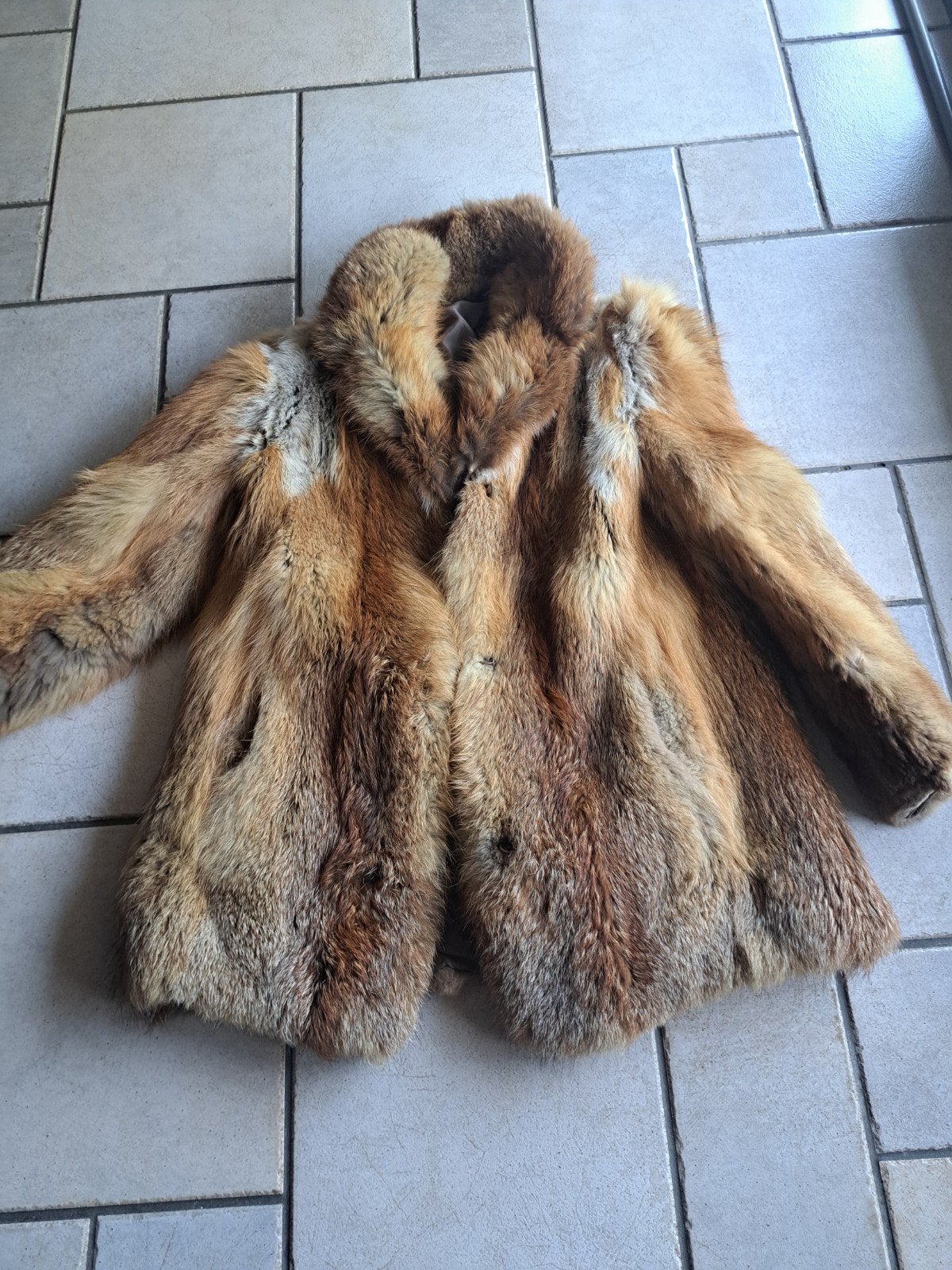 manteau de fourrure, Enlèvement ou Envoi, Porté, Taille 38/40 (M), Brun