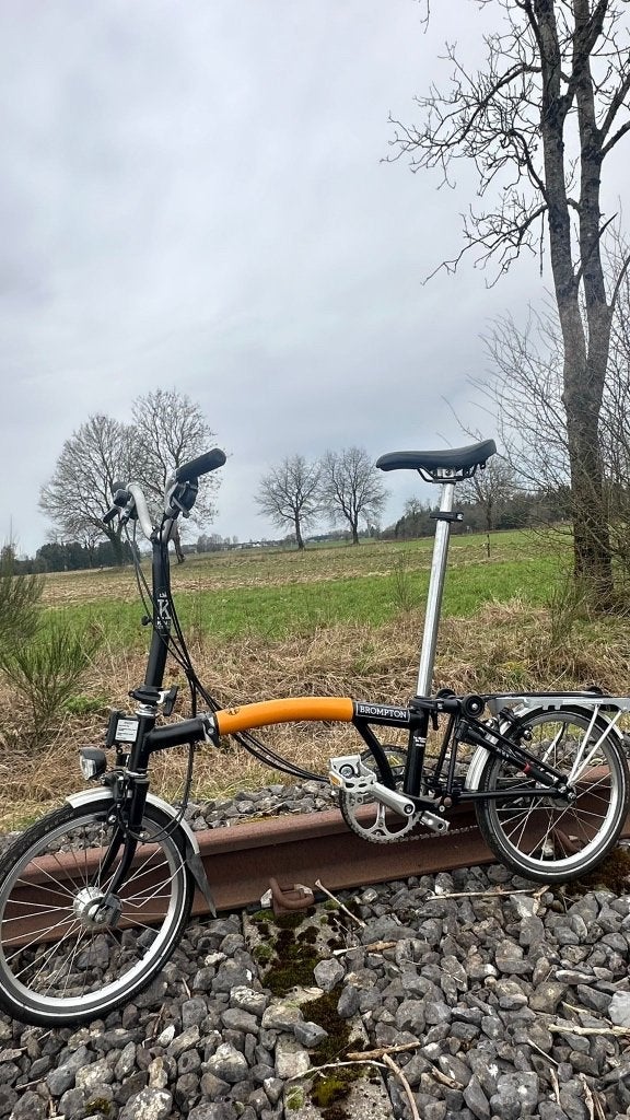 Brompton M6R Black hub dynamo 6 vitesses facture, Neuf, Vitesses, Frein sur jante, Brompton