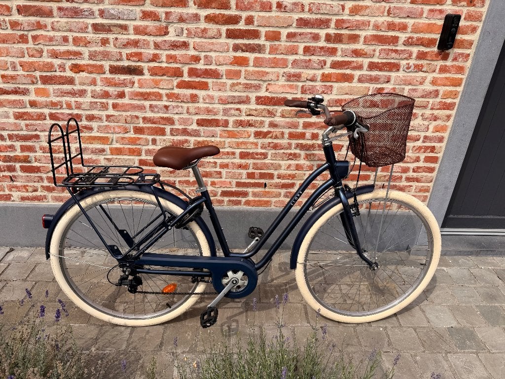 Decathlon Elops 520 stadsfiets 28" - topstaat + Abus slot, Fietsen en Brommers, Fietsen | Dames | Damesfietsen, Velgrem, (Extra) lage instap
