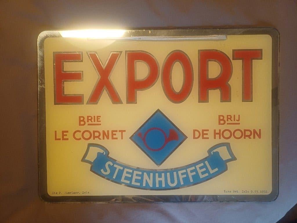 Brasserie De Hoorn : assiette en verre -, Collections, Enlèvement ou Envoi