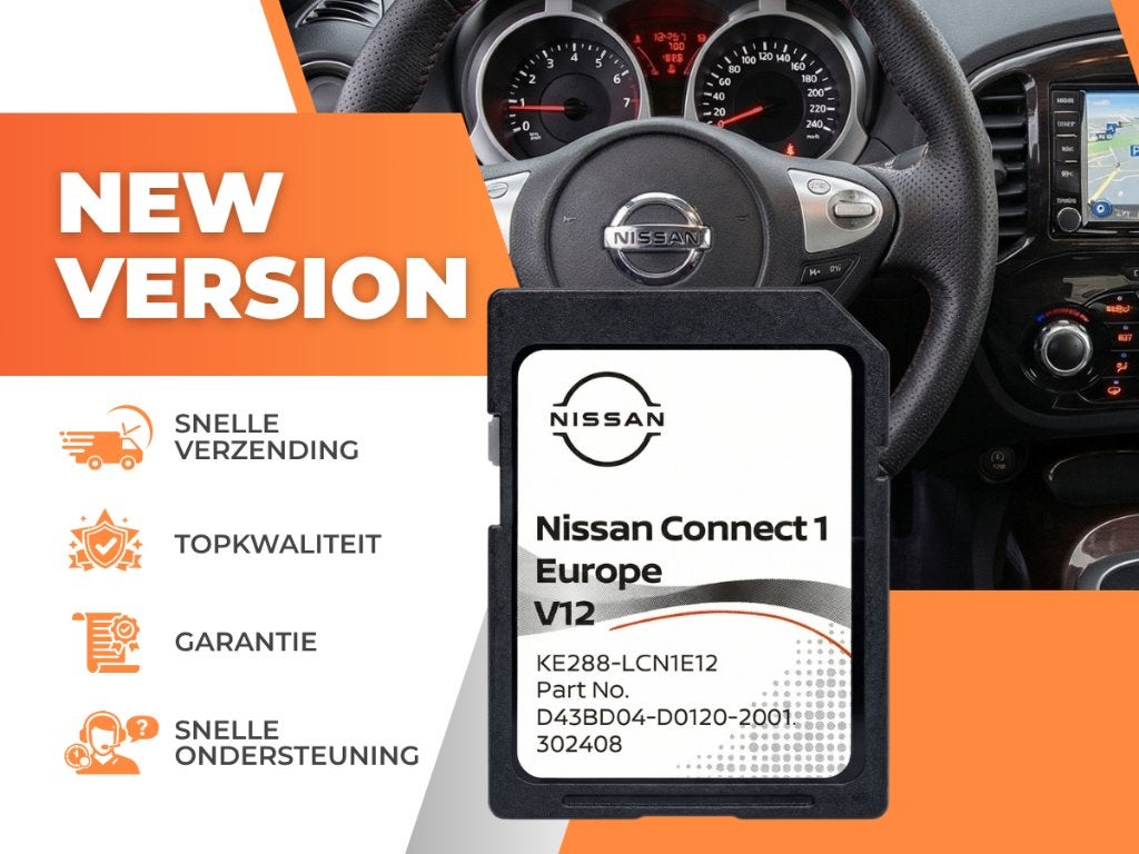 Nissan Connect 1 ✅ V12 Navigatie SD Kaart 2022-2025, Envoi, Neuf, Cartes géographiques