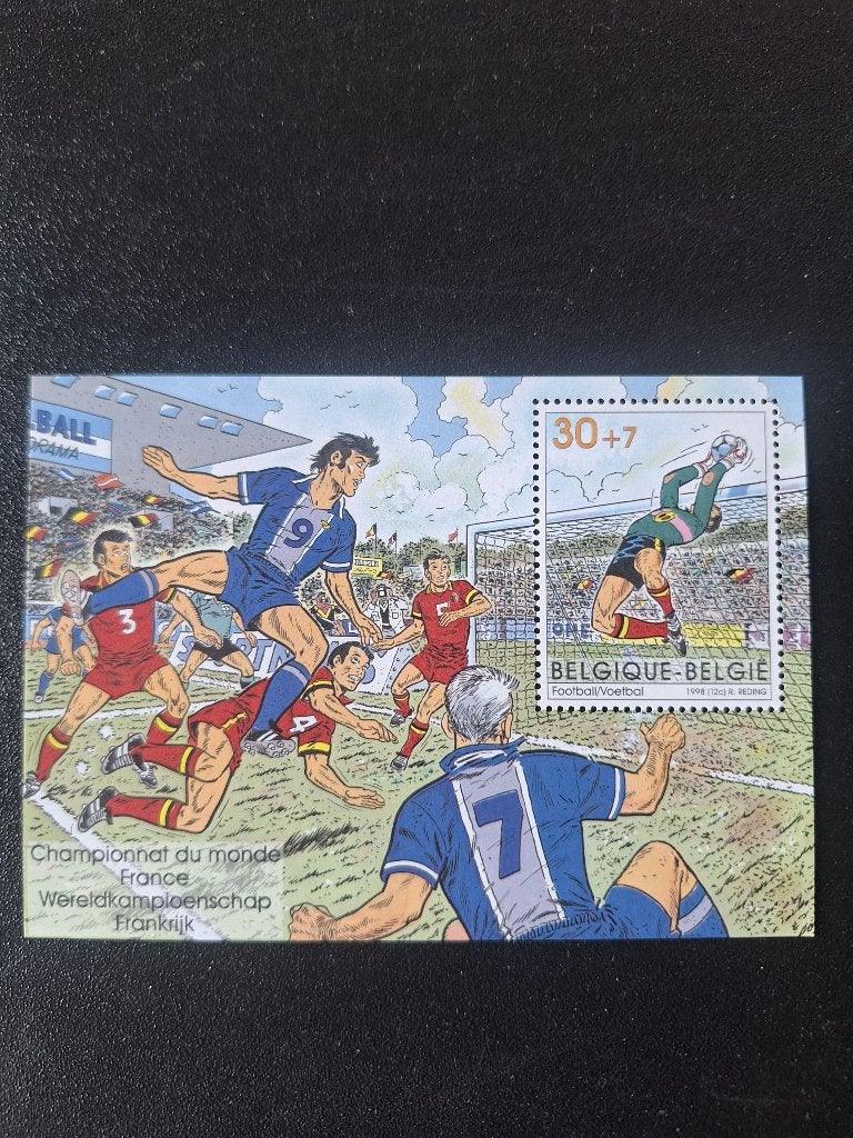 Blok 76 - jaar 1998 - 2762 - Wereldkamp voetbal Frankrijk, Ophalen, Postfris, Postfris, Sport