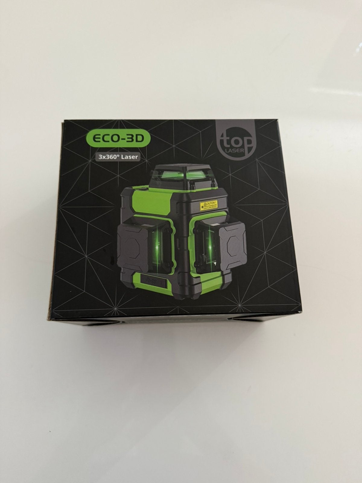 Top Laser Eco-3D. 3X 360’ lijnlaser groen, Doe-het-zelf en Bouw, Meetapparatuur, Ophalen, Zo goed als nieuw