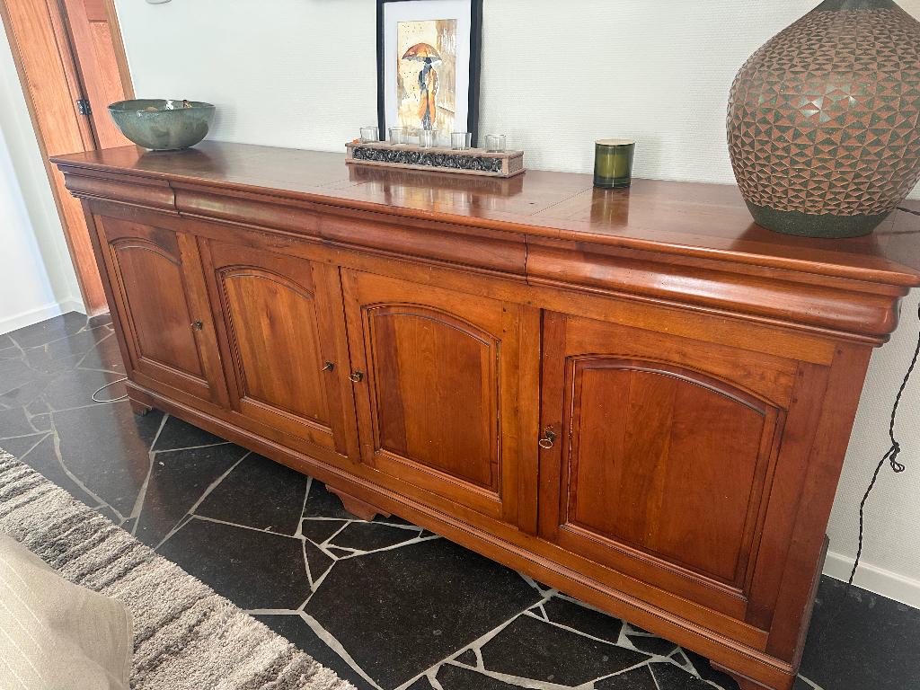Dressoir en Merisier, Maison & Meubles, Enlèvement, Comme neuf, 50 à 75 cm, 200 cm ou plus