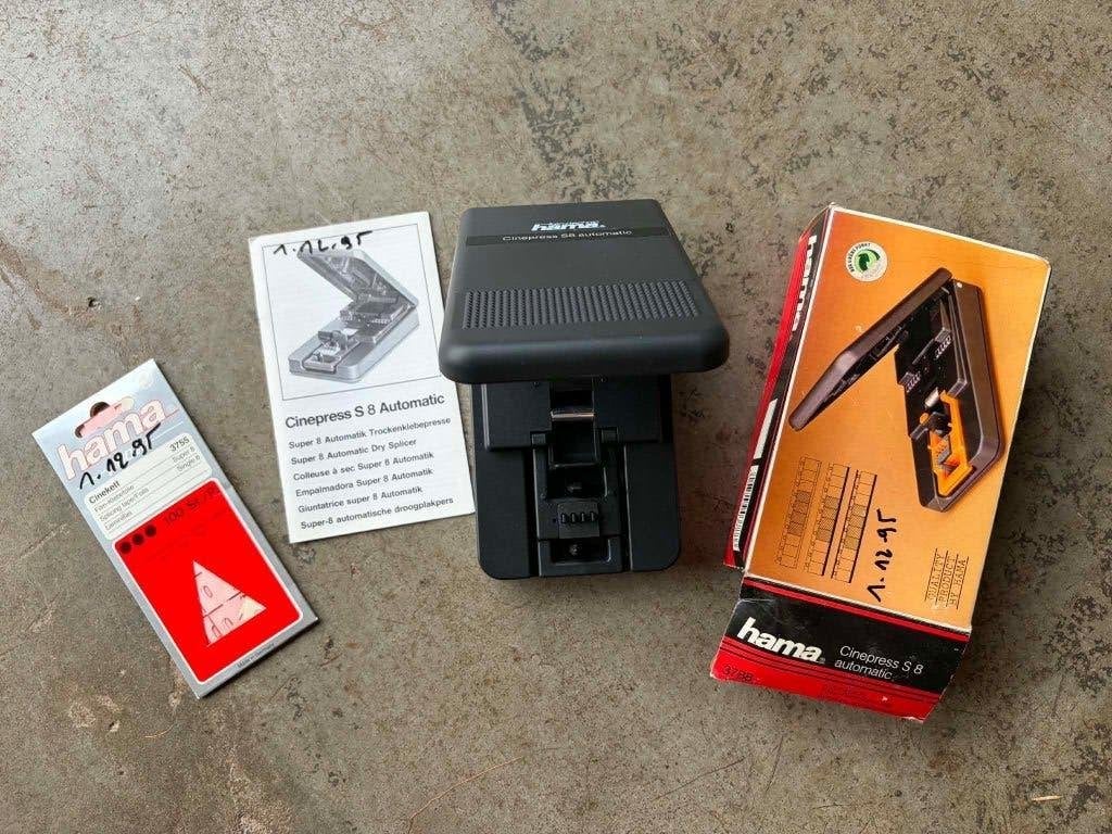 Colleuse Super 8 Vintage - Hama Cinepress S8 Automatic, Audio, Tv en Foto, Filmrollen, Ophalen of Verzenden, Accessoire