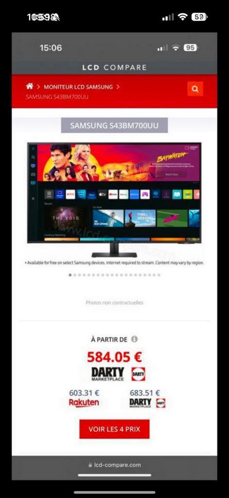 Samsung moniteur hybride, Enlèvement