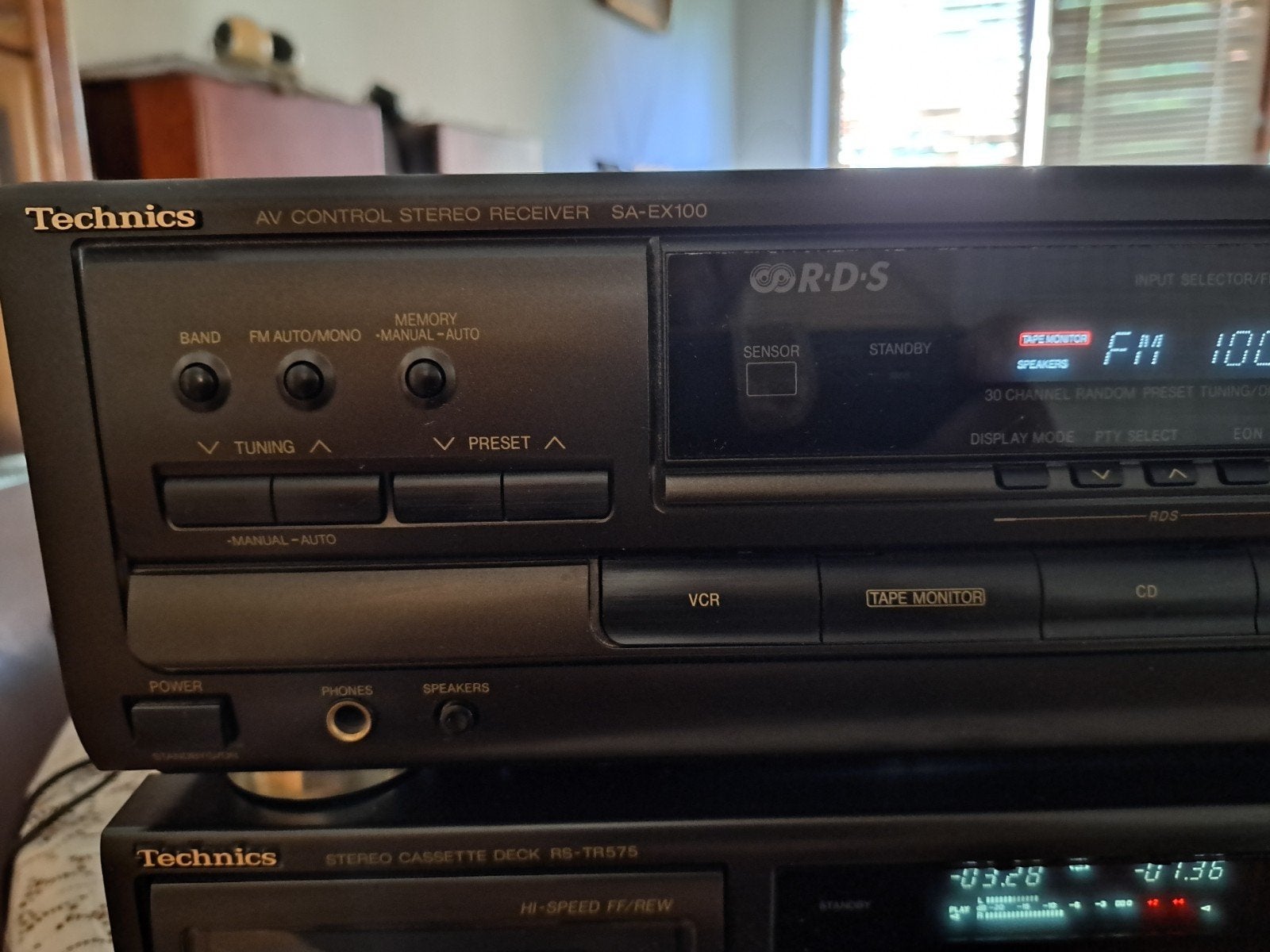 Chaîne hifi technics, Enlèvement