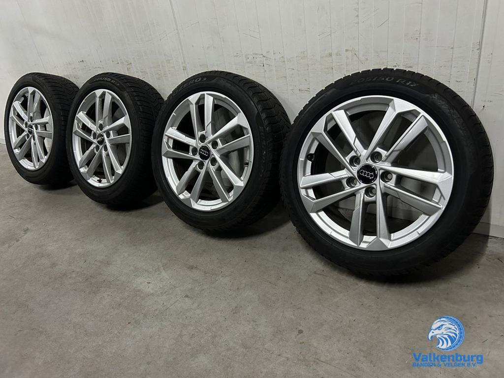 Originele Audi A3 8Y 17 inch velgen 5x112 winterbanden 205/5, Gebruikt, -, -, Banden en Velgen